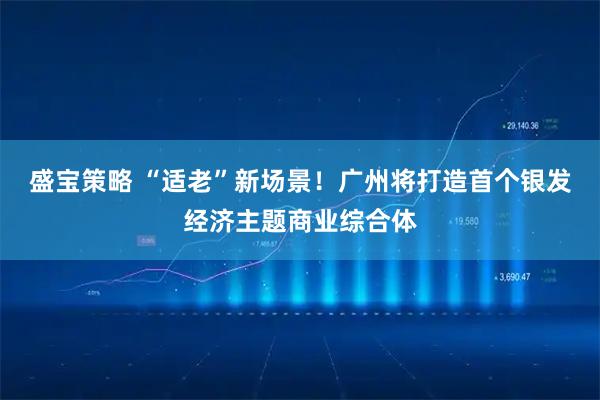 盛宝策略 “适老”新场景！广州将打造首个银发经济主题商业综合体