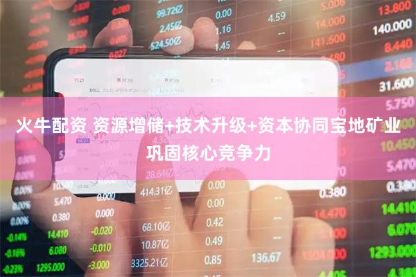 火牛配资 资源增储+技术升级+资本协同宝地矿业巩固核心竞争力