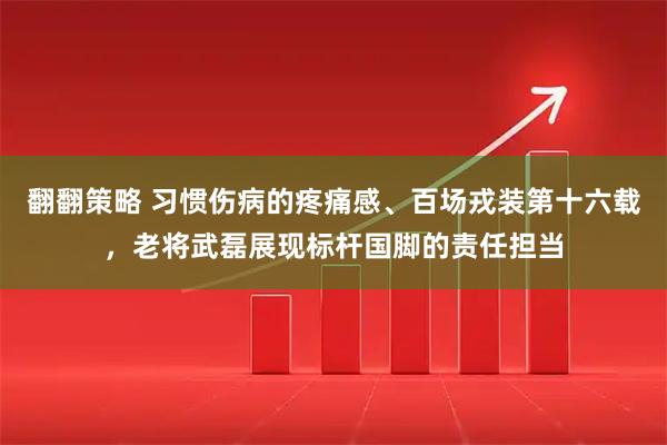 翻翻策略 习惯伤病的疼痛感、百场戎装第十六载，老将武磊展现标杆国脚的责任担当