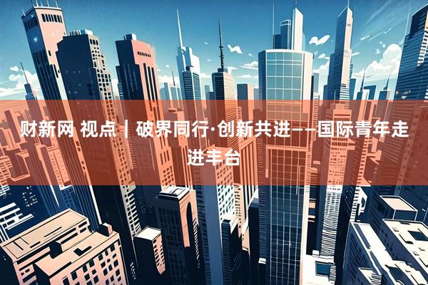 财新网 视点｜破界同行·创新共进——国际青年走进丰台